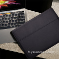 Coque Folio pour ordinateur portable en cuir imperméable pour MacBook